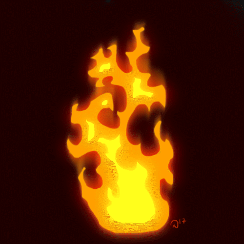Fire first try:) Did it in TVPaint - DinoraLP
