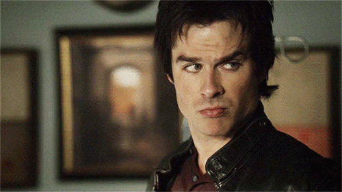 We're all mad here — 1864damon: damon salvatore’s actual face when...