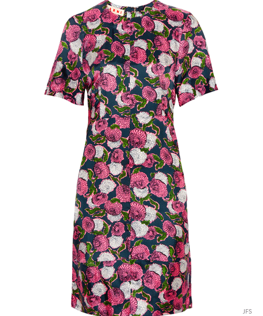 Joan Watson's Fashion Show | Marni Floral dress, sold out at lyst Other...
