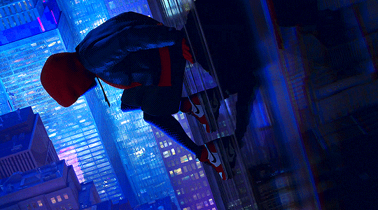 spider man into the spider verse upside down wallpaper