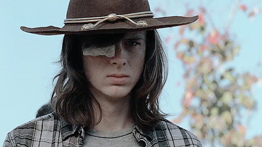 Fandoms — hardyness: Carl Grimes is just so done. smol...