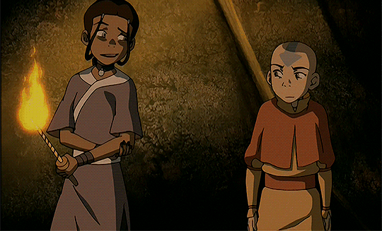 Focus On The Positive — Katara & Aang ”Cave Of Lovers”