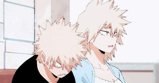 Boku no Hero Academia — kacchan and his mom.