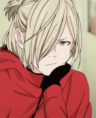 Yuri Plisetsky + hoodie and ponytail : my beloved.