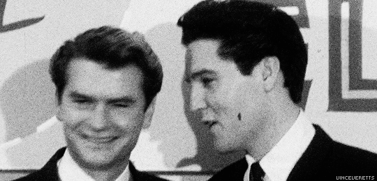 ELVIS PRESLEY - Elvis And Sam Phillips During A Press Conference...