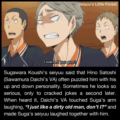 Seiyuu Little Facts — There are a lot of Haikyuu!! AU fic with...