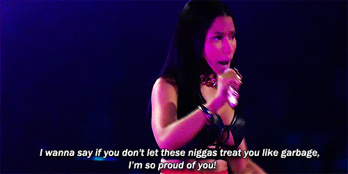 Blem For Real Nicki Is A Stupid Fucking Cunt She Deserved To