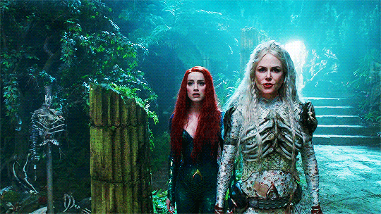 Princess Mera and Queen Atlanna in Aquaman (2018) : the exorcist was on