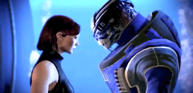 If you must blink, do it now... — garrus: you ever think ...